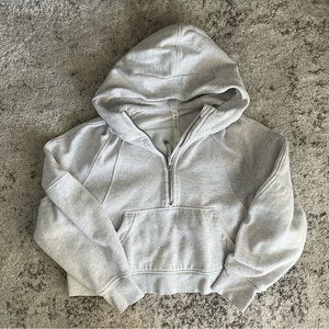 Scuba Oversized Half Zip Hoodie